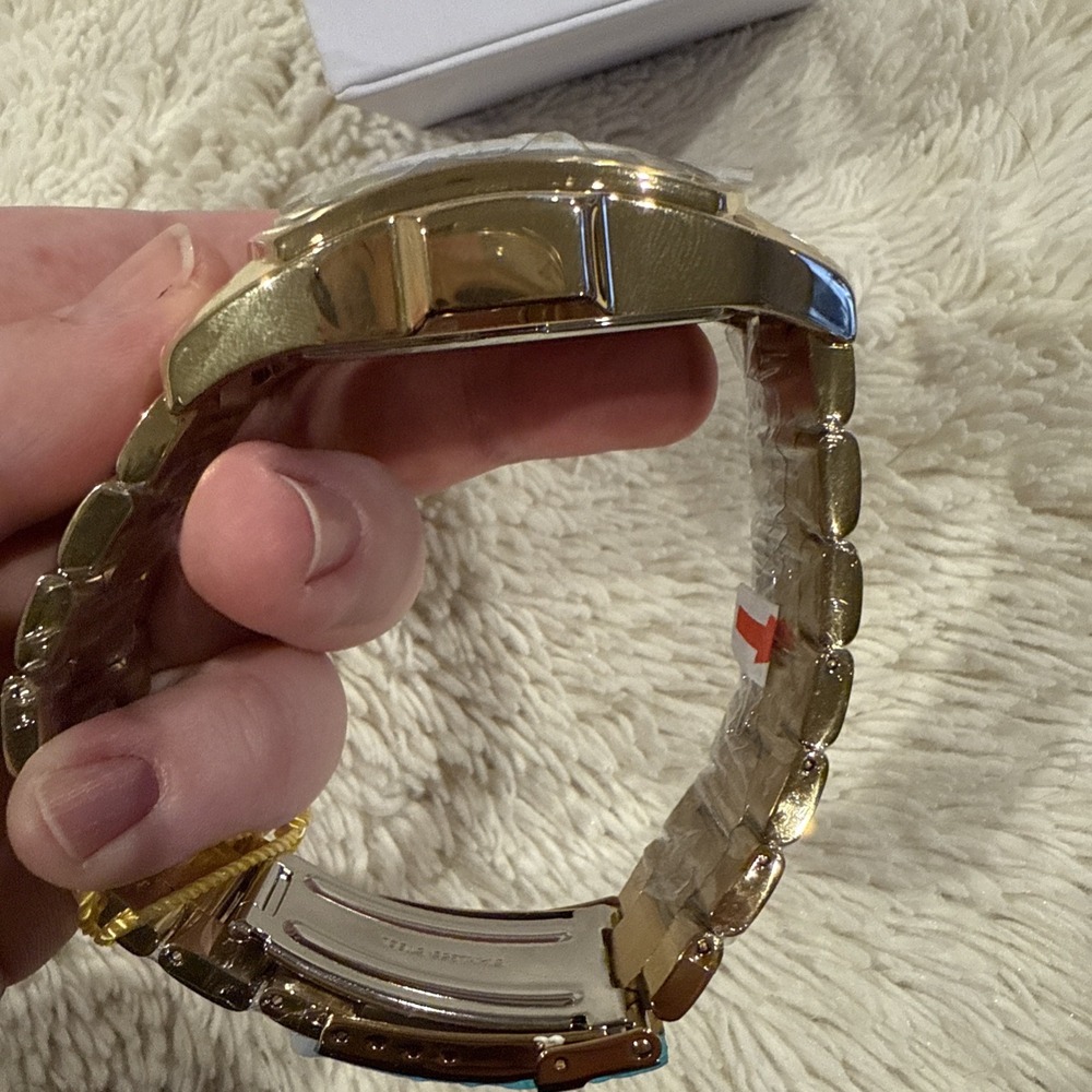 INVICTA LUPAH 39817 Men's Quartz Watch - 47mm Pearl Face Seashell Green‎ Blue - Picture 5 of 8